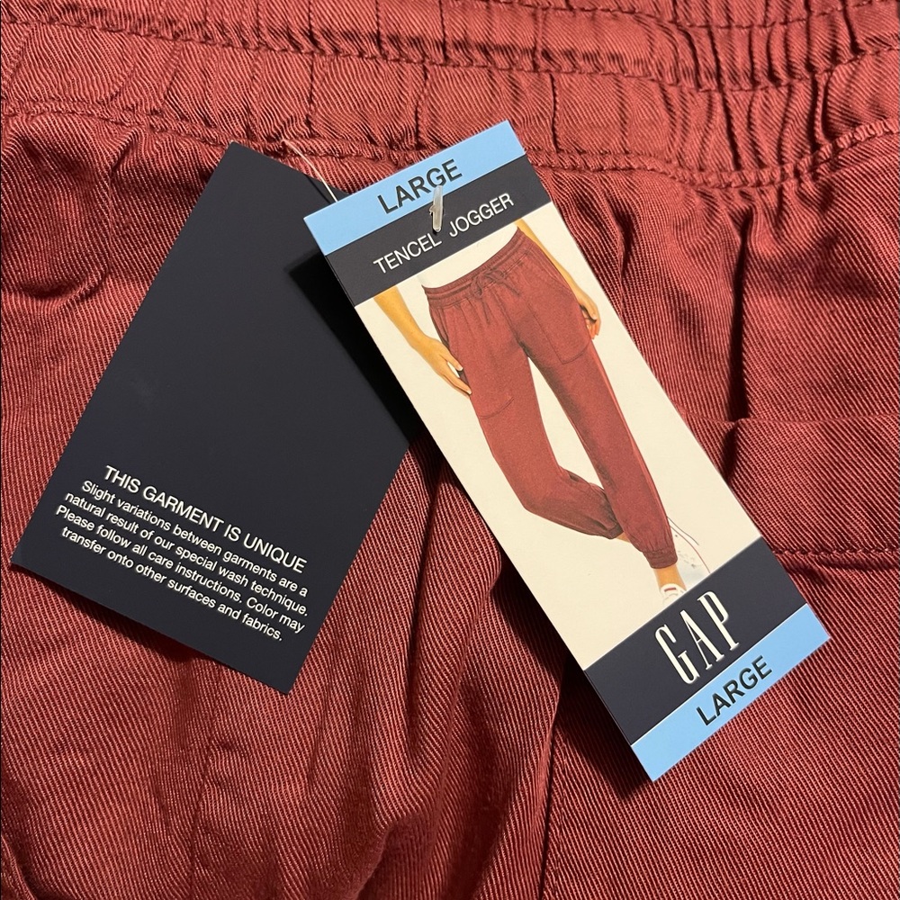 GAP Tencel Joggers, Merlot. Various Sizes.